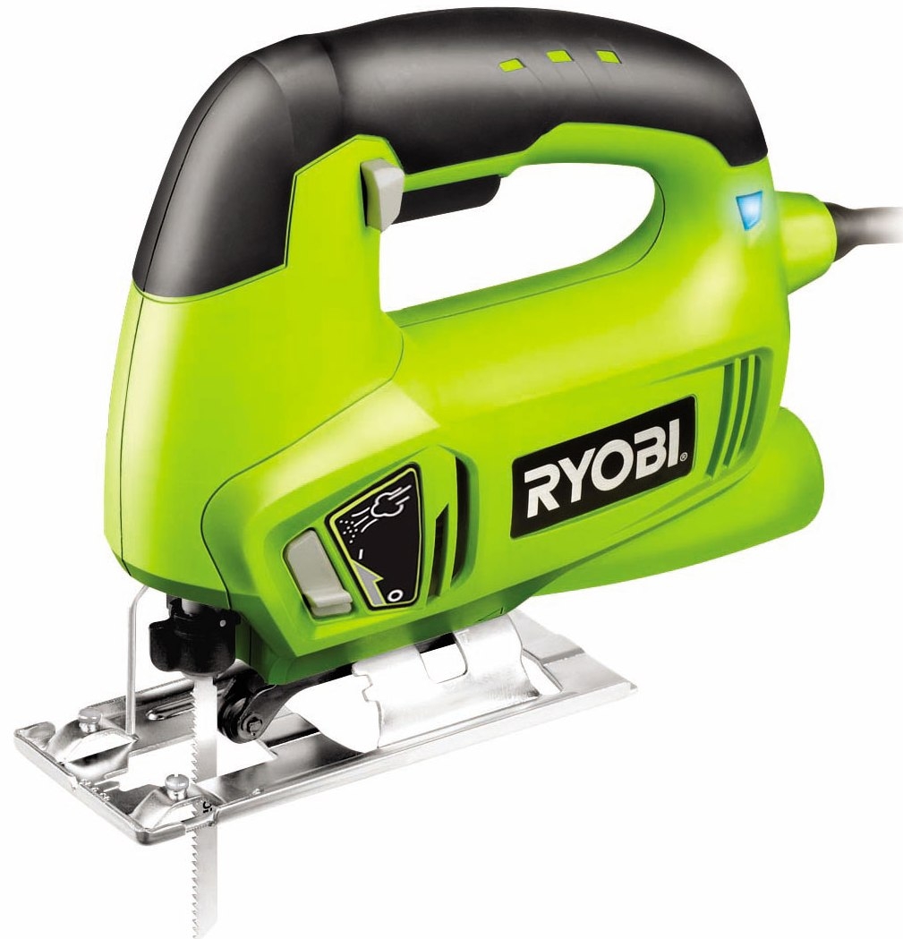 Лобзик Ryobi Лобзик RyobiЛобзики<br>Мощность: 500,<br>Частота ходов штока: 0-3000,<br>Макс. частота ходов штока: 3000,<br>Маятниковый ход: нет,<br>Ход пилки: 19,<br>Макс. толщина материала (дерево): 65,<br>Макс. толщина материала (металл): 6,<br>Форма ручки: скобовидная,<br>Электронная регулировка числа оборотов: есть,<br>Регулировка наклона подошвы без инструмента: есть,<br>Вес нетто: 2.1,<br>Поставляется в: сумке,<br>Подошва: штампованная,<br>Наклон подошвы: есть<br>