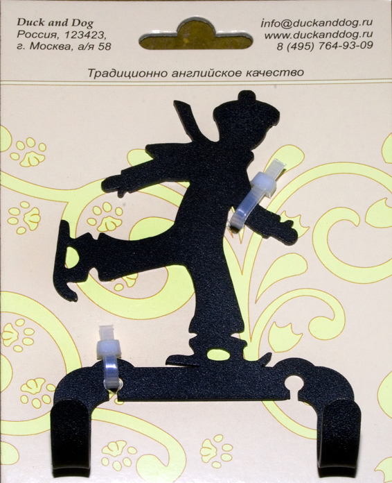 Крючок Duck & dog Крючок Duck & dogКрюки, держатели<br>Материал: сталь, Размеры: 120х75х23<br>