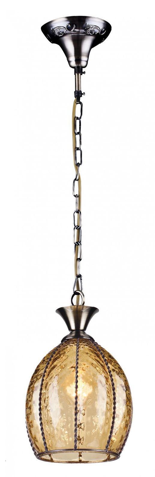 Светильник подвесной Arte lamp Светильник подвесной Arte lampСветильники подвесные<br>Количество ламп: 1,<br>Мощность: 60,<br>Назначение светильника: для комнаты,<br>Стиль светильника: этнический,<br>Материал светильника: металл, стекло,<br>Диаметр: 150,<br>Высота: 220,<br>Тип лампы: накаливания,<br>Патрон: Е14,<br>Цвет арматуры: бронза,<br>Вес нетто: 0.9<br>