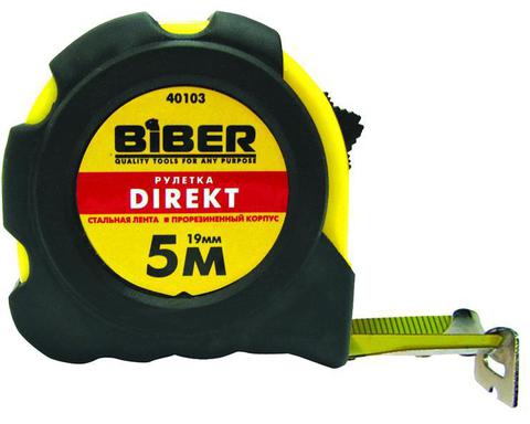 Рулетка Biber Рулетка BiberРулетки<br>Длина (м): 5,<br>Ширина: 25,<br>Тип рулетки: рулетка<br>