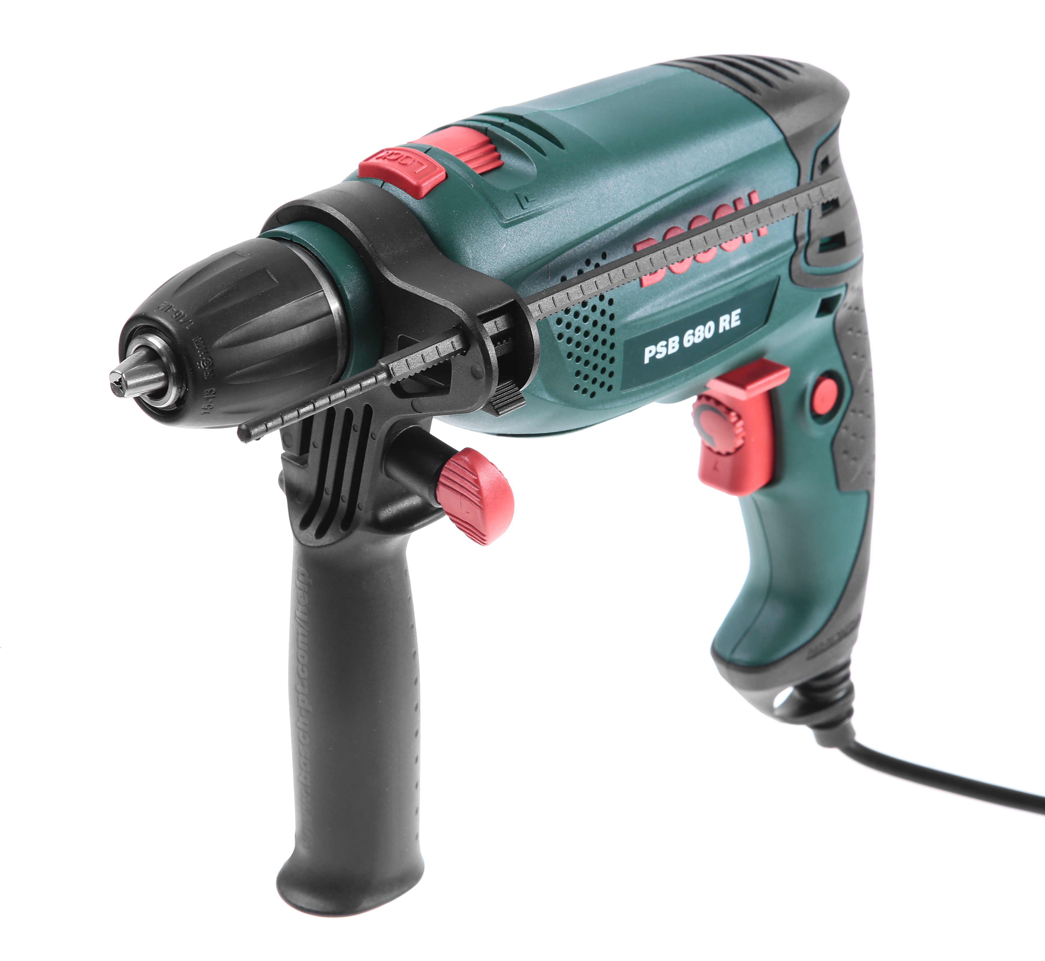 Дрель ударная Bosch Дрель ударная BoschДрели ударные<br>Мощность: 680,<br>Скорости: 1,<br>Обороты: 50-3000,<br>Макс. обороты: 3000,<br>Быстрозажимной патрон: есть,<br>Диаметр патрона: 13,<br>Тип патрона: БЗП,<br>Число ударов: 48000,<br>Макс. диаметр сверления (металл): 12,<br>Макс. диаметр сверления (дерево): 30,<br>Макс. диаметр сверления (камень): 16,<br>Электронная регулировка числа оборотов: есть,<br>Поставляется в: коробке<br>