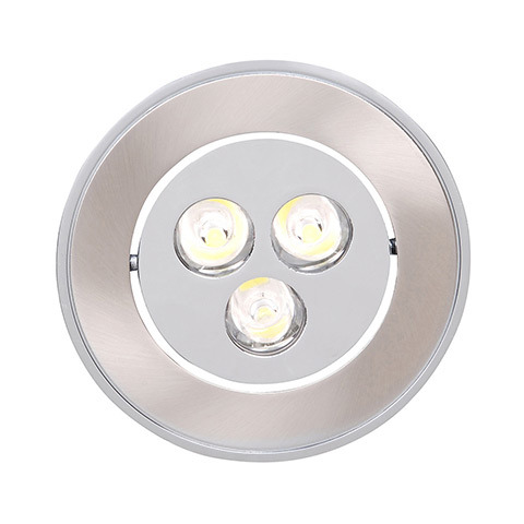 Светильник Horoz electric Светильник Horoz electricСветильники встраиваемые<br>Стиль светильника: современный,<br>Форма светильника: круг,<br>Тип лампы: светодиодная,<br>Мощность: 3,<br>Патрон: LED,<br>Цвет арматуры: матовый хром<br>