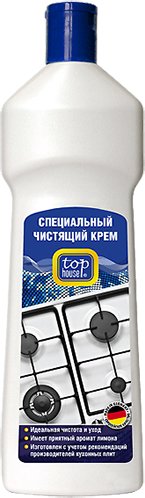 Крем Top house Крем Top houseМоющие и чистящие средства<br>Назначение: для кухни,<br>Тип: крем,<br>Объем (мл): 0.5,<br>Вес нетто: 0.5<br>