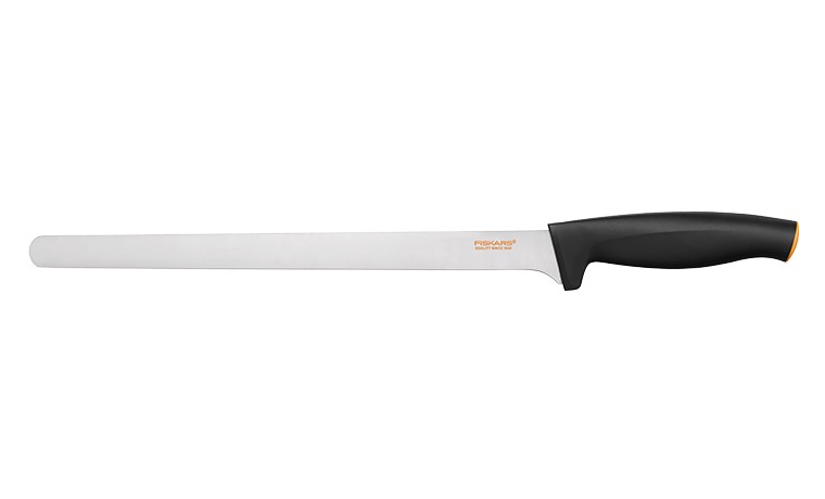 Нож Fiskars Нож FiskarsНожи, мусаты, ножеточки<br>Тип: нож,<br>Назначение: филейный,<br>Материал: нержавеющая сталь,<br>Длина (мм): 260<br>