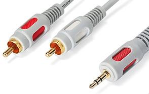 Шнур Delink Шнур DelinkКабели и антенны<br>Тип разъемов: RCA/3,5 Jack,<br>Тип соединения: Plug/Plug,<br>Длина кабеля: 5,<br>Назначение: аудио,<br>Позолоченные контакты: есть,<br>Количество разъемов: 3,<br>Цвет: серый<br>