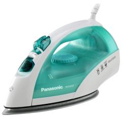 Утюг Panasonic Утюг PanasonicУтюги<br>Мощность: 2150,<br>Материал подошвы: титан,<br>Постоянная подача пара: есть,<br>Паровой удар: есть,<br>Вертикальное отпаривание: есть,<br>Функция разбрызгивания: есть,<br>Объем резервуара для воды: 200,<br>Система защиты от накипи: есть,<br>Длина шнура: 1.8,<br>Мерный стакан: есть<br>