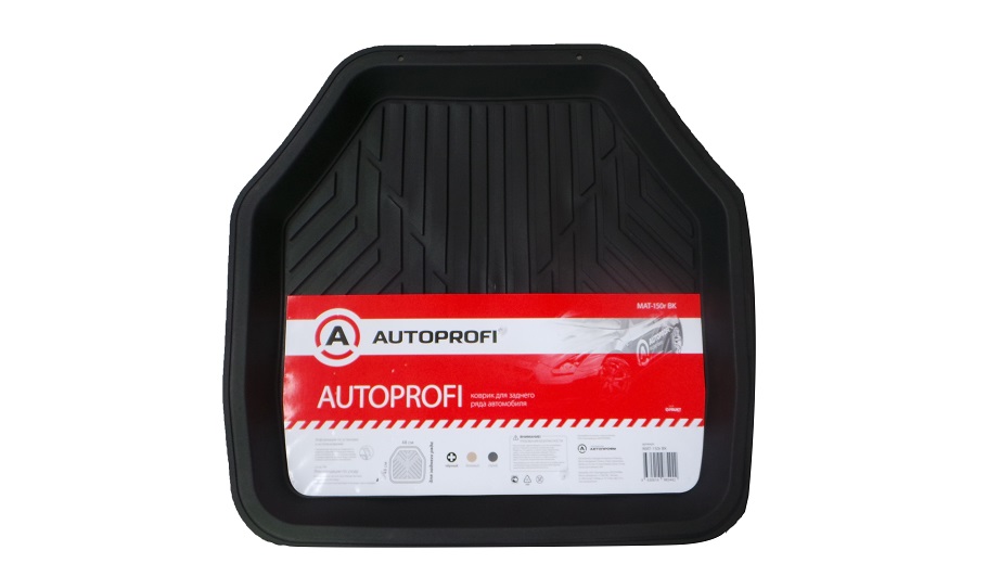 Коврики автомобильные Autoprofi Коврики автомобильные AutoprofiКоврики автомобильные<br>Назначение: ванночки в салон,<br>Количество предметов в наборе: 1,<br>Материал: ПВХ,<br>Цвет: чёрный<br>