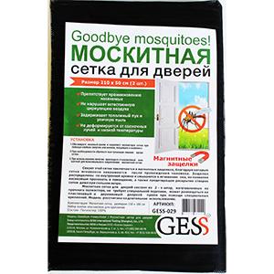Сетка москитная Gess Сетка москитная GessСетки садовые<br>Размер: 210х50см,<br>Материал: пластик<br>