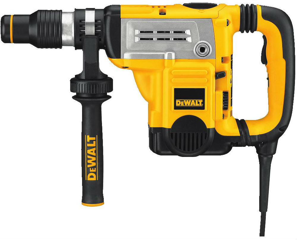 Перфоратор Dewalt Перфоратор DewaltПерфораторы<br>Мощность: 1200,<br>Обороты: 210-415,<br>Количество скоростей: 1,<br>Сила удара: 8,<br>Количество режимов: 2,<br>Режим долбления: есть,<br>Число ударов: 2740,<br>Тип патрона: SDSMAX,<br>Быстросменный патрон: нет,<br>Макс. обороты: 415,<br>Макс. диаметр бура: 45,<br>Макс. диаметр сверления (камень): 45,<br>Макс. диаметр сверления коронкой (бетон): 100,<br>Поворот долота: нет,<br>Подсветка рабочей зоны: нет,<br>Ограничение пускового тока (плавный пуск): нет,<br>Электронная регулировка числа оборотов: есть,<br>Поддержание постоянного количества оборотов: есть,<br>Пылеудаление: нет,<br>Предохранительная муфта: есть,<br>Система гашения вибрации: есть,<br>Вес нетто: 6.9,<br>Расположение двигателя: вертикальное,<br>Поставляется в: кейсе<br>