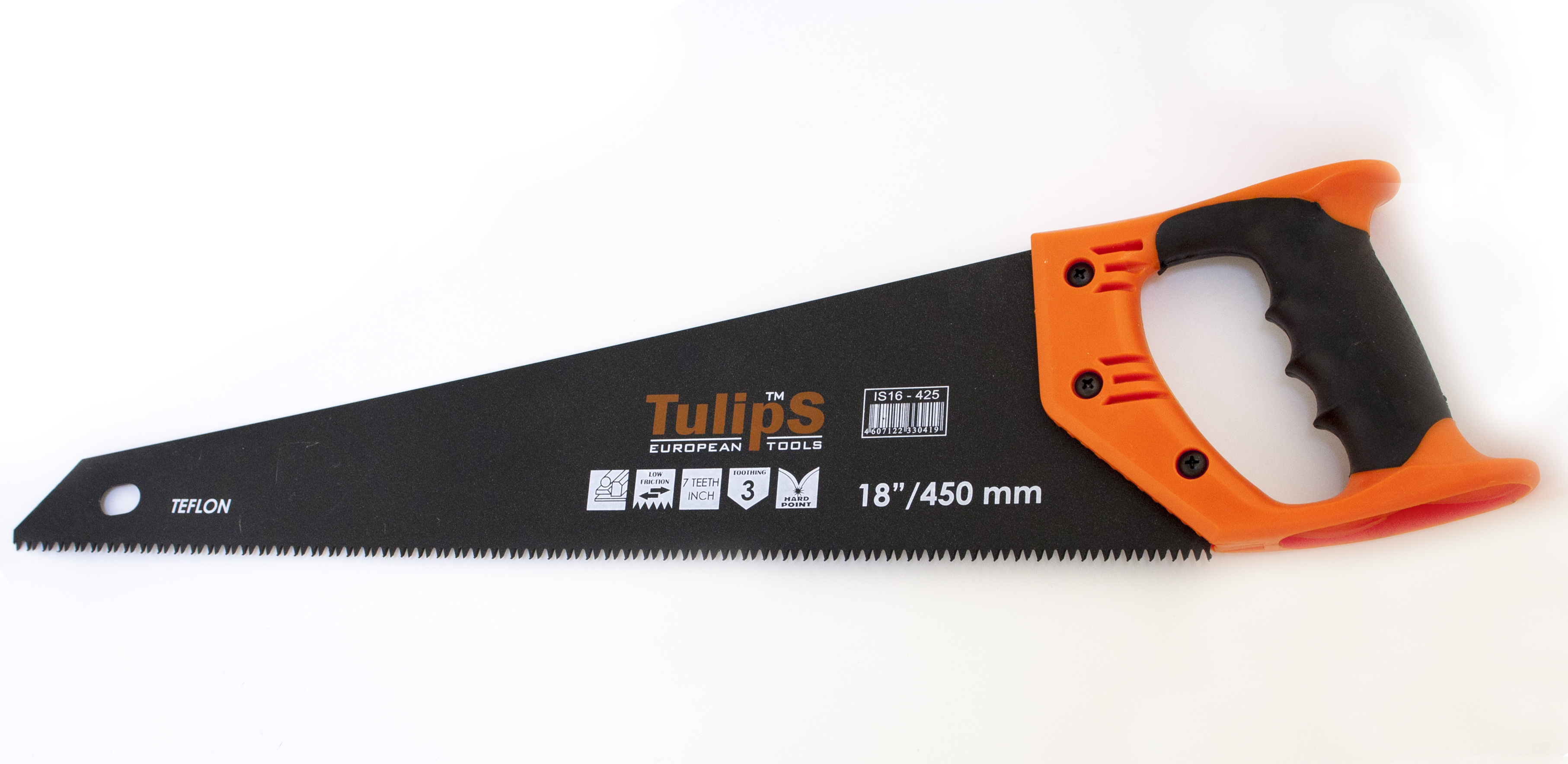 Ножовка по дереву Tulips tools Ножовка по дереву Tulips toolsНожовки ручные<br>Длина (мм): 450,<br>Назначение: дерево,<br>Тип ножовки: ножовка<br>