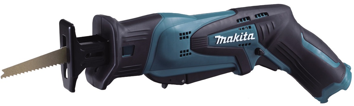 Аккумуляторная сабельная пила Makita Аккумуляторная сабельная пила MakitaНожовки<br>Питание от аккумулятора: есть,<br>Аккумулятор: 10.8,<br>Тип аккумулятора: LiION,<br>Аккумуляторов в комплекте: без акк.,<br>Макс. обороты: 3300,<br>Обороты: 0-3300,<br>Длина хода пилы: 13,<br>Макс. толщина материала (дерево): 50,<br>Вес нетто: 1.1,<br>Подсветка рабочей зоны: есть,<br>Поставляется в: коробке,<br>Электронная регулировка числа оборотов: есть,<br>Регулировка глубины реза: есть<br>