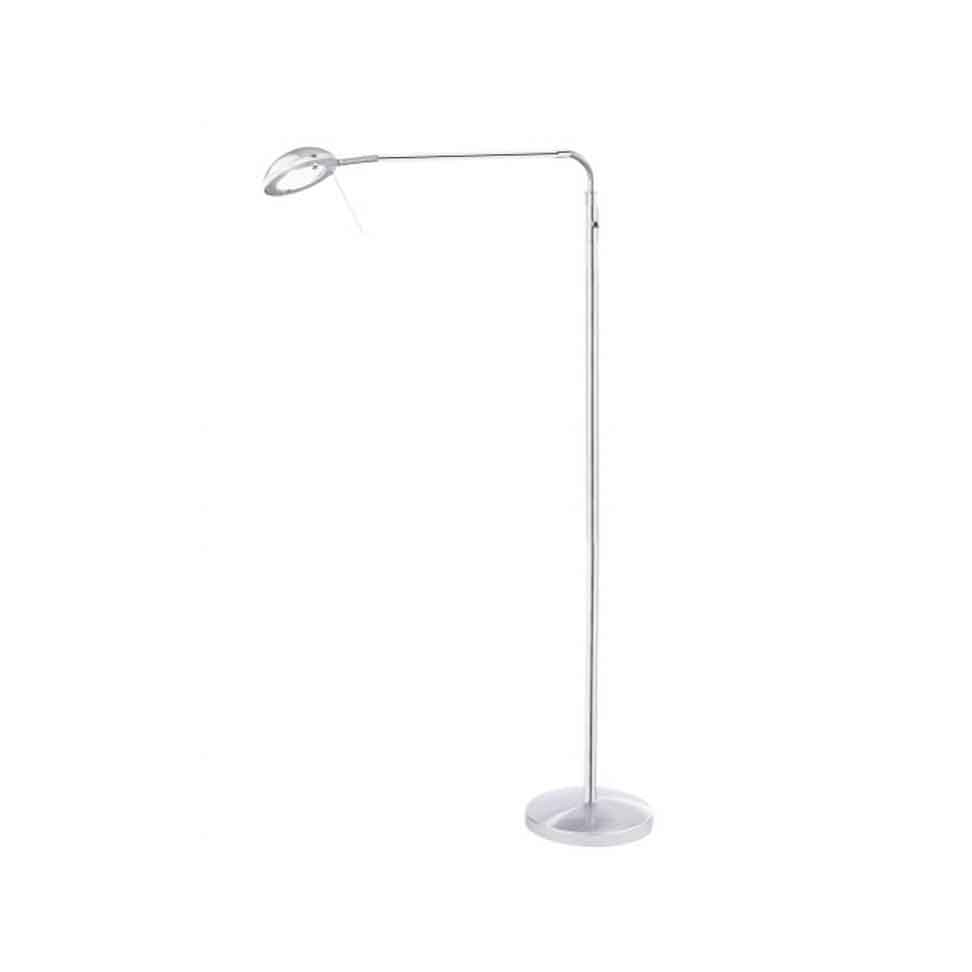 Торшер Arte lamp Торшер Arte lampТоршеры<br>Тип плафона: плафон,<br>Стиль светильника: модерн,<br>Материал светильника: металл,<br>Ширина: 230,<br>Диаметр: 230,<br>Высота: 1580,<br>Количество ламп: 1,<br>Тип лампы: галогенная,<br>Мощность: 40,<br>Патрон: G9,<br>Цвет арматуры: хром,<br>Цвет плафона: хром<br>
